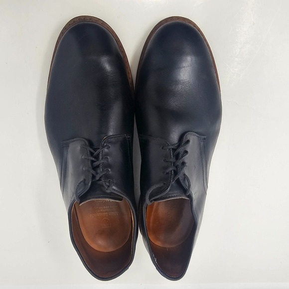 Allen Edmonds Academy 11 D Black Leather Plain Toe Shoes Dress Casual Formal main image 4
